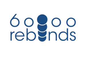 Logo de 600 rebonds, réseau d'accompagnement des entrepreneurs ayant connu une liquidation judiciaire.