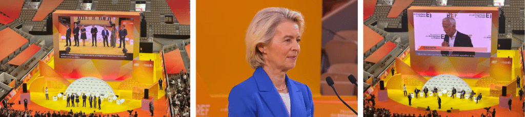 Ursula von der Leyen intervient à LA REF 2026 devant les dirigeants et entrepreneurs réunis à Roland-Garros